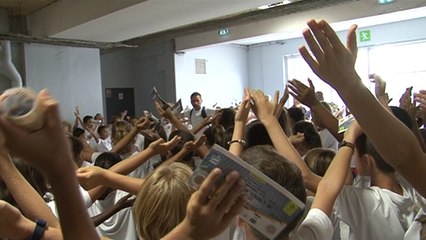 L'Avant-match avec l'école de foot (MHSC vs OGCN)