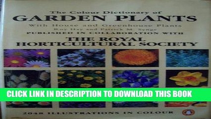 [PDF] The Colour Dictionary of Garden Plants; Compact Edition Full Online