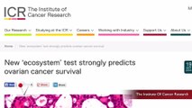 New Ovarian Cancer Test Will Determine Survival Prognosis
