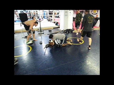 Sandrine VS Tariq - Single Stick Sparring - May 21 - 2009