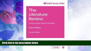 Big Deals  The Literature Review: A Step-by-Step Guide for Students (SAGE Study Skills Series)