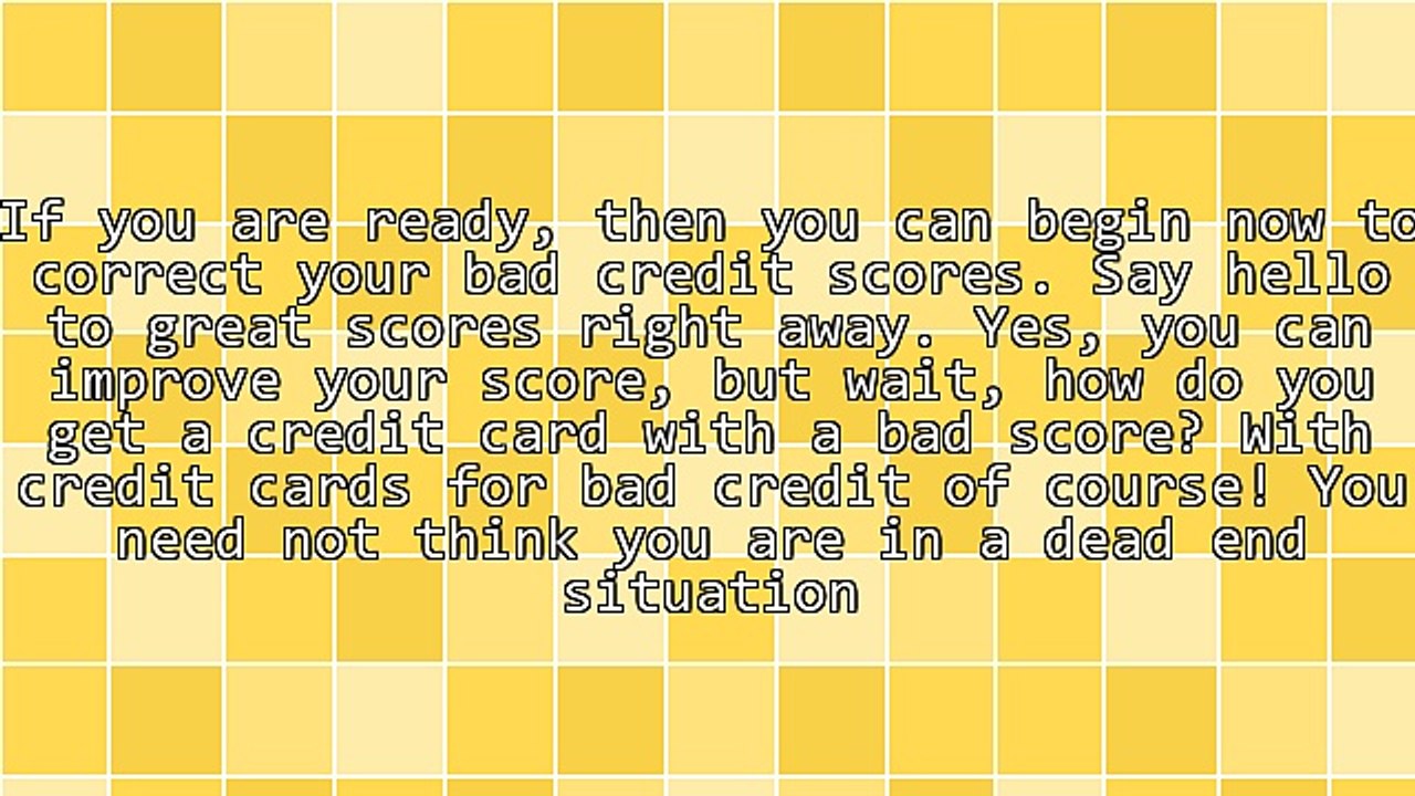 Credit Repair - A Reality for Those With Bad Credit Scores