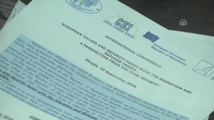 Makedonya'da Uluslararası Sığınmacı Konferansı - Üsküp