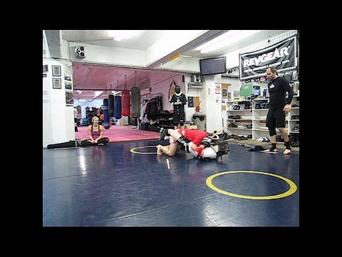 Nicklas VS Some New Guy - Single Stick Sparring - February 4 - 2010