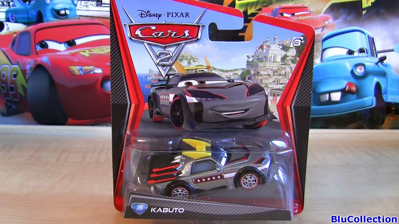 Cars 2 Kabuto #35 diecast Disney Pixar Mattel Tuners figure From CARS TOON Tokyo Mater toy review