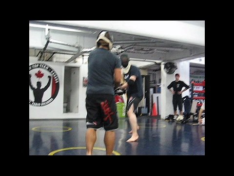 New Guy vs New Guy - Single Stick Sparring - February 4 - 2010