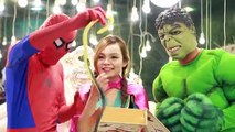 Bad Baby Frozen Elsa -u0026 Spiderman vs Maleficent Dinosaur with Frozen Elsa Anna Supergirl Hulk Na