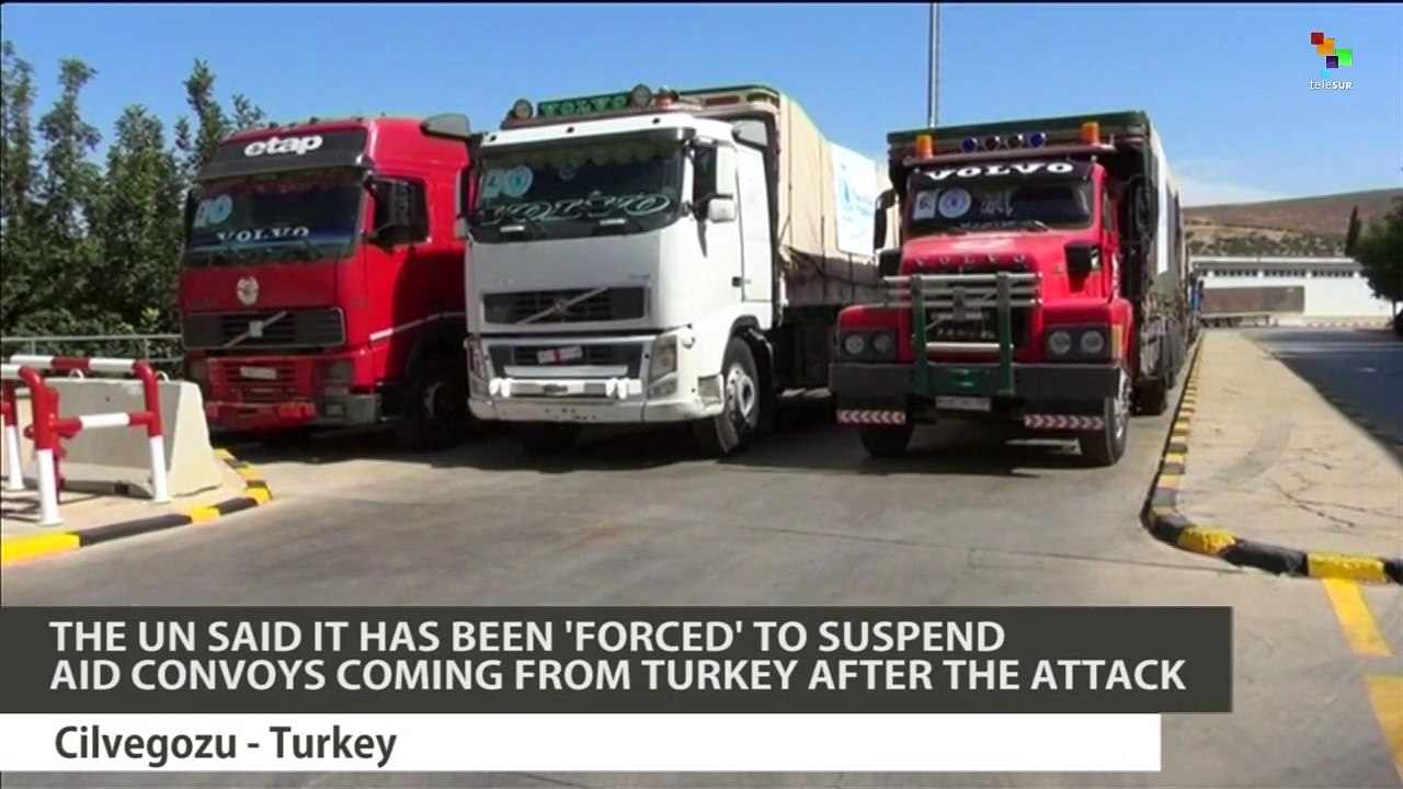 UN Suspends Aid Convoys After Deadly Airstrike In Syria