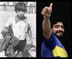 Diego Maradona childhood photos - diego maradona best football player