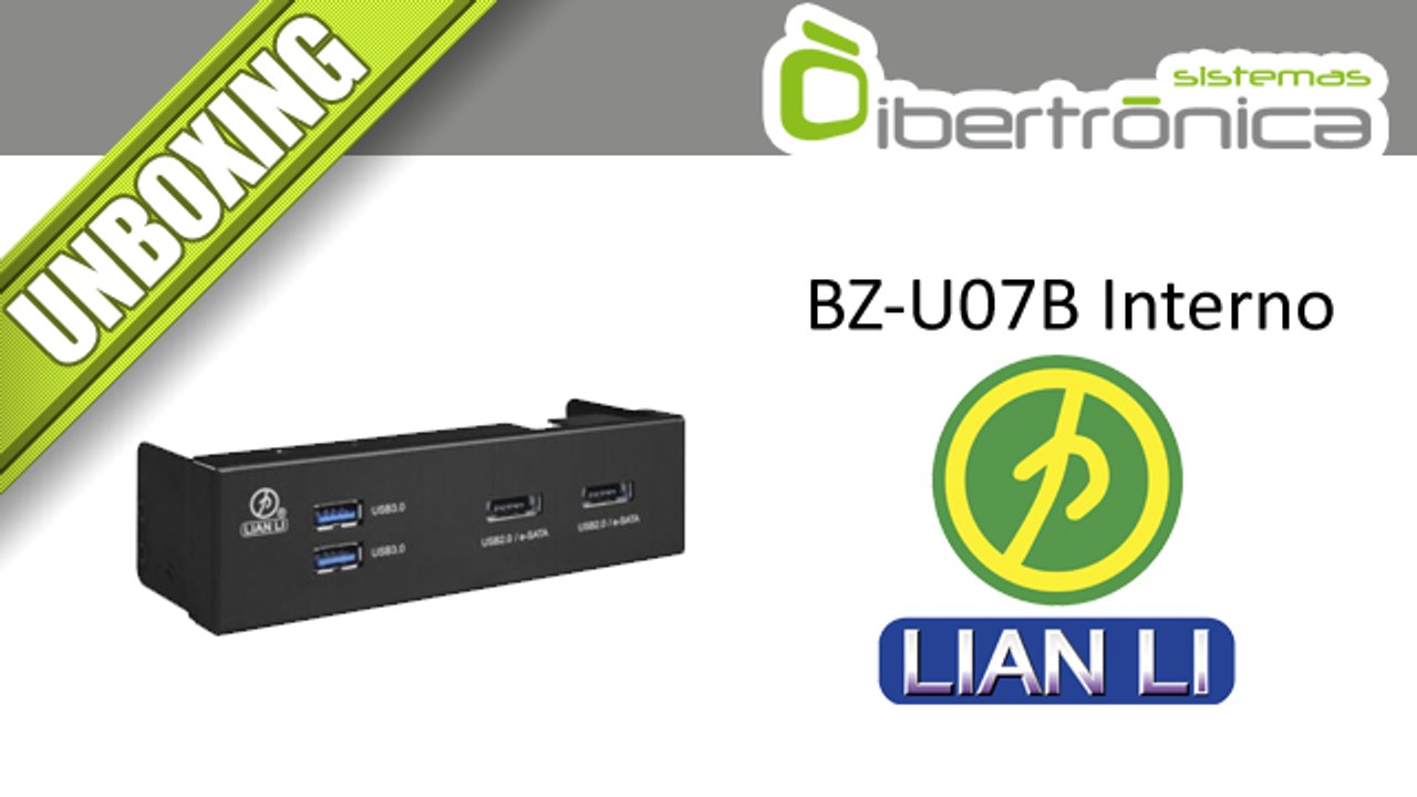 Lian Li BZ-U07B Interno - Unboxing