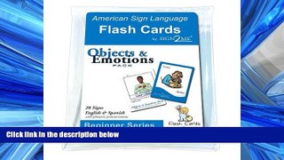 Popular Book ASL Flash Cards - Learn Signs for Objects   Emotions with Vinyl Storage Pouch -