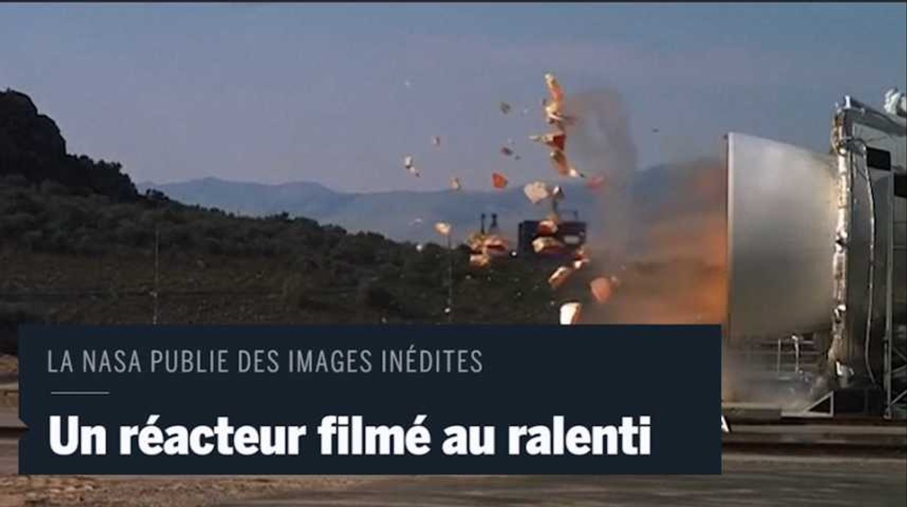 Le ralenti spectaculaire de la mise à feu d’un réacteur de fusée
