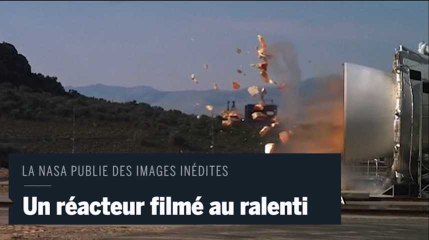 Le ralenti spectaculaire de la mise à feu d’un réacteur de fusée