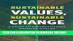 [PDF] Sustainable Values, Sustainable Change: A Guide to Environmental Decision Making Popular