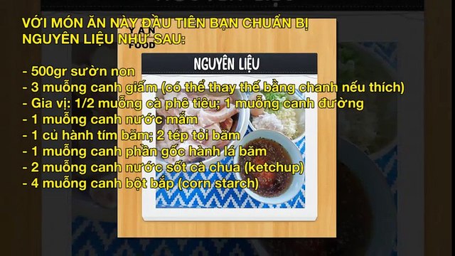 Sườn xào chua ngọt