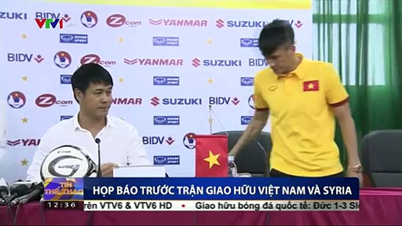 Họp báo trước trận ĐTVN gặp Syria