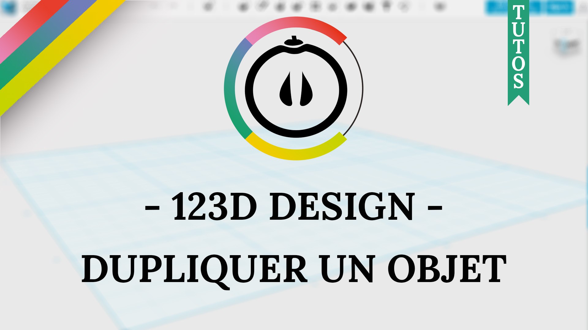 [Tuto] – 123D Design – Dupliquer un objet avec la fonction « PATTERN »