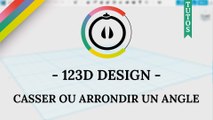 [Tuto] – 123D Design – Casser/arrondir un angle avec les outils «FILET» et «CHAMFER»