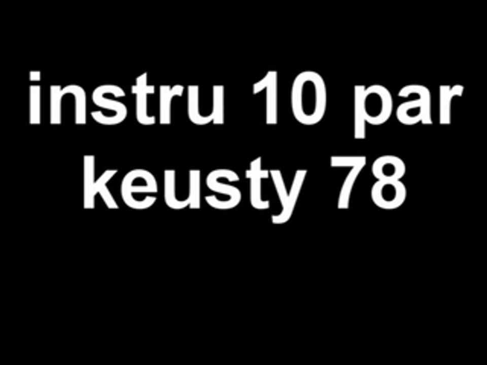 instru 10 par keusty 78130 les mureaux