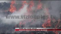 Zjarr në Fushë Krujë, rrezikohen banesat - News, Lajme - Vizion Plus