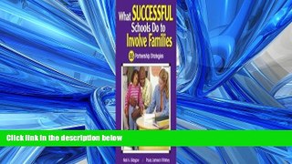 Choose Book What Successful Schools Do to Involve Families: 55 Partnership Strategies