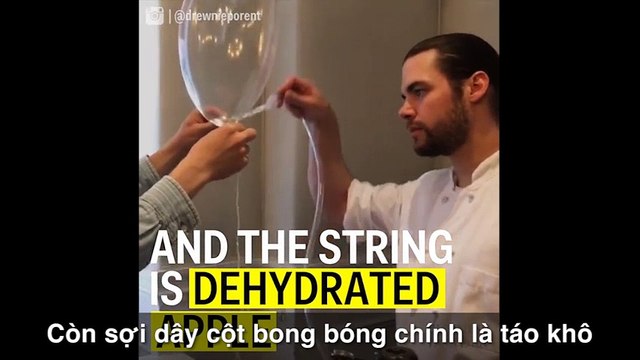 Nhà hàng đầu tiên trên thế giới bán món bong bóng ăn đc