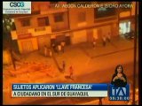 Video muestra cómo asaltan las pandillas en Guayaquil