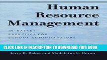 [PDF] Human Resource Management: In-Basket Exercises for School Administrators Full Online