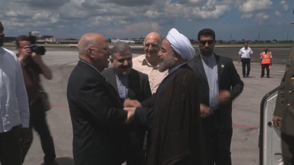 Hasan Rohaní llega a Cuba para reunirse con Raúl Castro