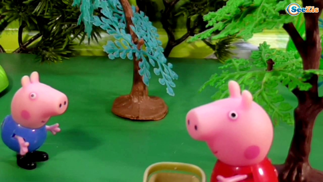 Свинка Пеппа Мультики с игрушками. Джордж заблу...