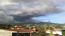 Turrialba volcano erupts in Costa Rica