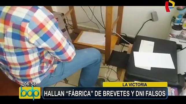 La Victoria: intervienen “fábrica” de documentos falsificados