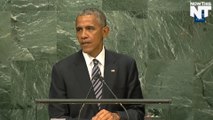 President Obama Addresses UN General Assembly For The Last Time
