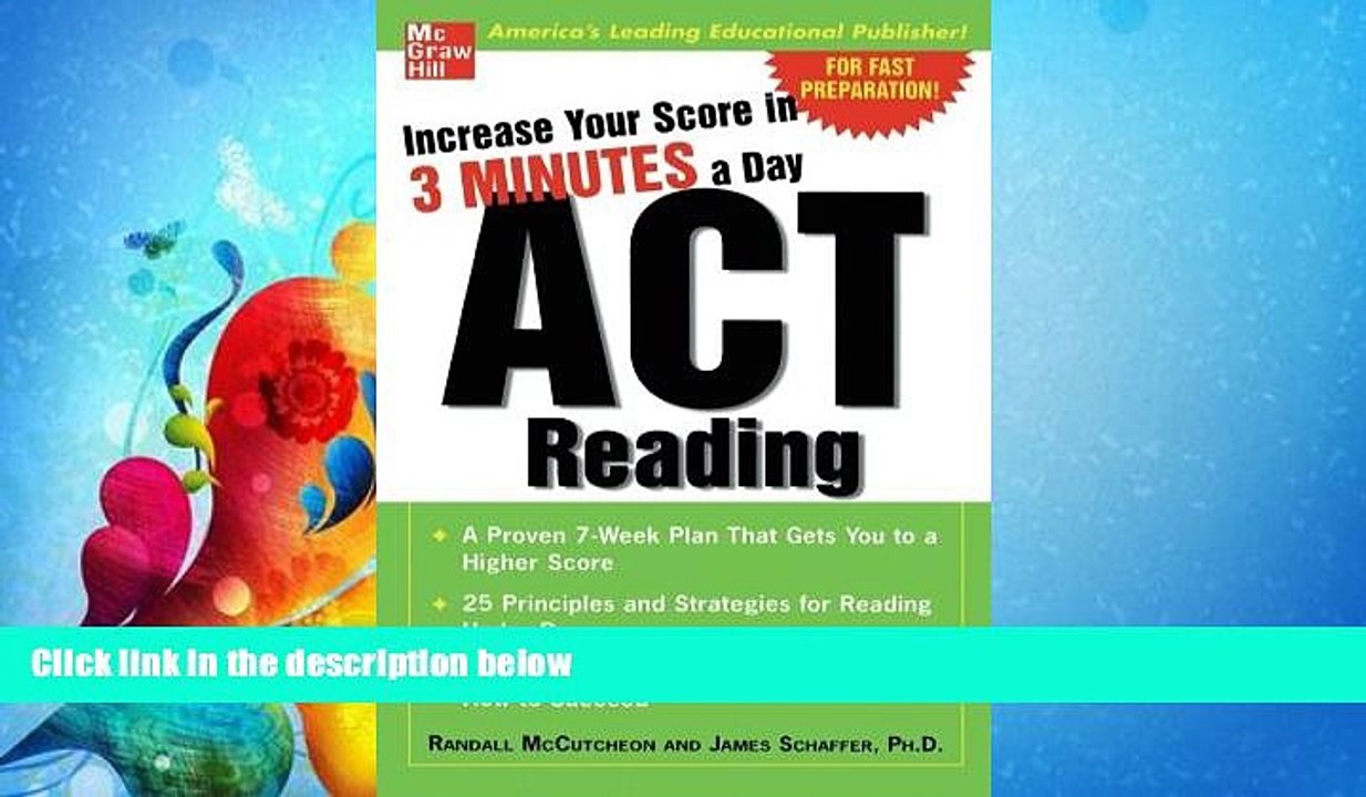 complete  Increase Your Score In 3 Minutes A Day: ACT Reading