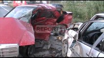 Report TV - Aksident në aksin Lezhë- Tiranë, humbin jetën dy persona, tre plagosen