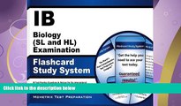 there is  IB Biology (SL and HL) Examination Flashcard Study System: IB Test Practice Questions