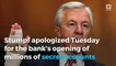 Wells Fargo CEO says 'sorry,' but won't call scheme an 'orchestrated effort'