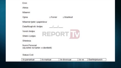Report TV - Zbardhen formularët e ‘Vetingut’, ja si do realizohet procesi i verifikimit