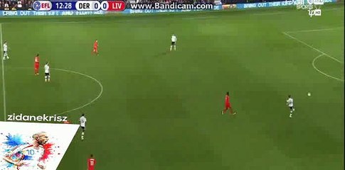 Jordan Henderson Gets Injured - Derby Country vs Liverpool - EFL Cup - 20/09/2016