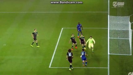 GOAL OKAZAKI 1-0 - LEICESTER CITY VS CHELSEA - ENGLISH LEAGUE CUP - 20-9-2016 HD