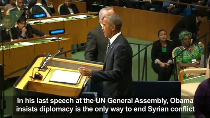 Obama gives final presidential address to UN Assembly