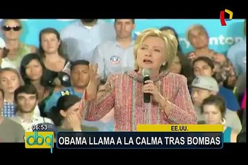 EEUU: Barack Obama llama a la calma tras incidentes