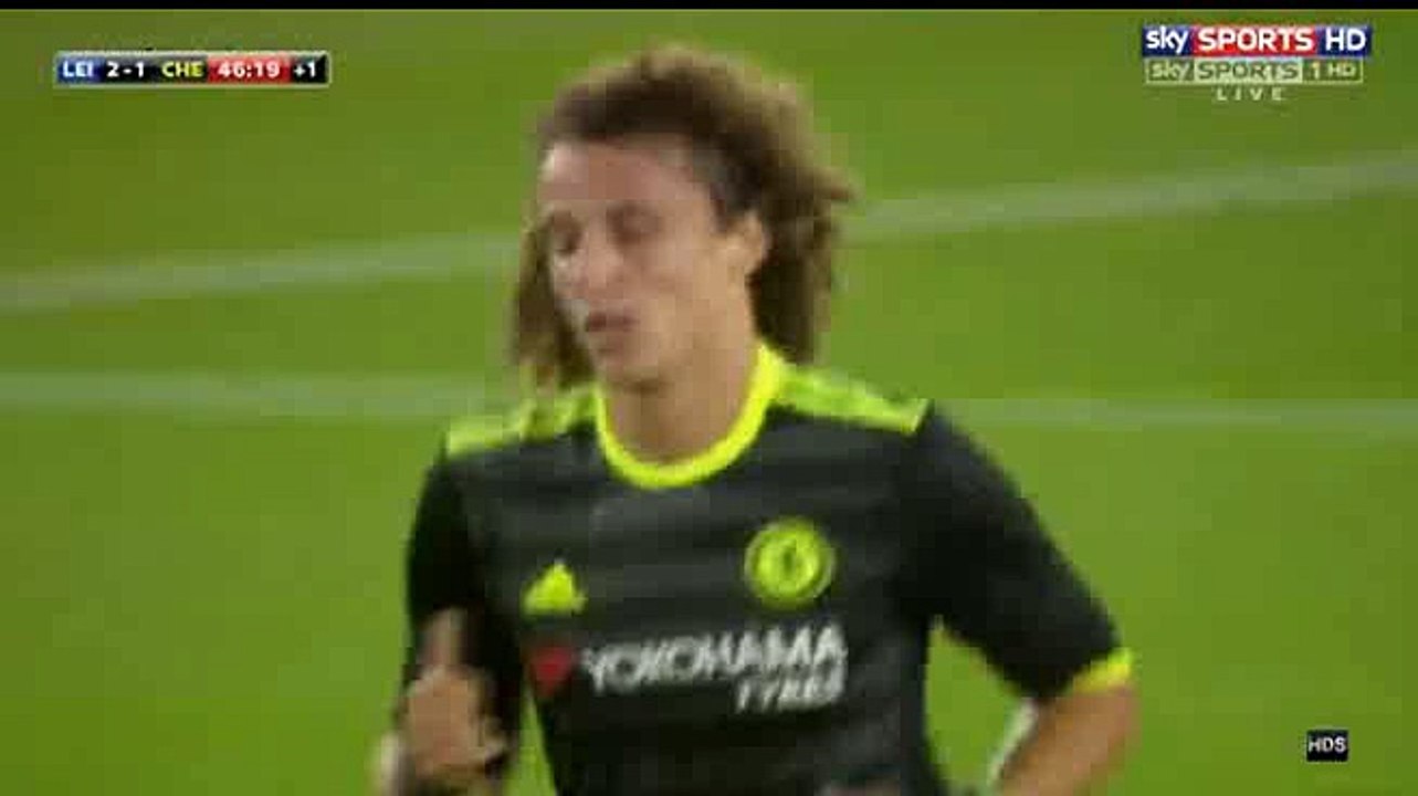David Luiz Goal HD - Leicester City 2-1 Chelsea 20.09.2016