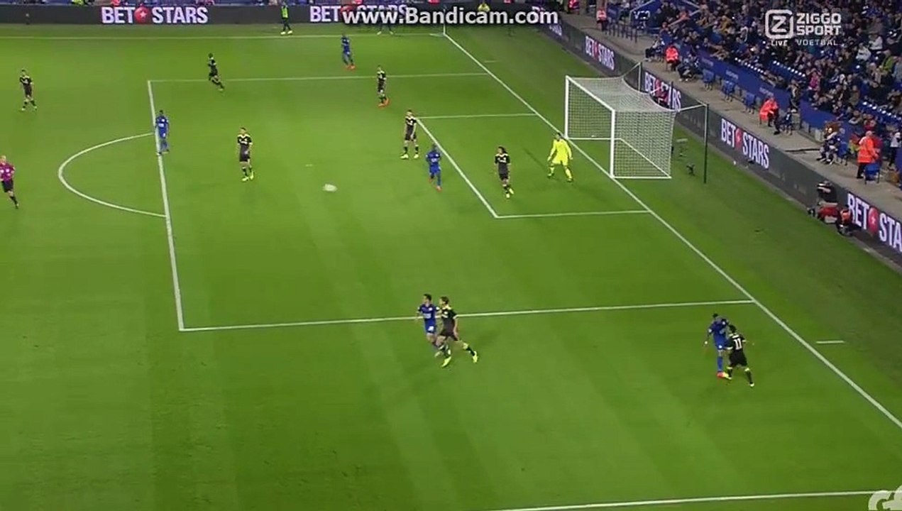 GOAL SHINJI OKAZAKI 2-0 - LEICESTER CITY VS CHELSEA - ENGLISH LEAGUE CUP - 20-9-2016 HD