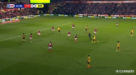 Granit Xhaka Goal HD Nottingham 0 - 1 Arsenal 20-09-2016 EFL Cup