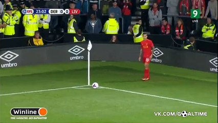 Klavan Goal HD - Derby County 0-1 Liverpool - England - League Cup 20.09.2016 HD