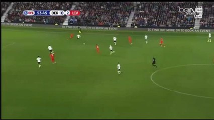 Derby 0-3 Liverpool Goal  Divock Origi 20.09.2016
