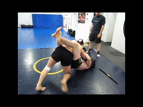 Eric VS Nicolas - Single Stick Sparring - May 28 - 2009