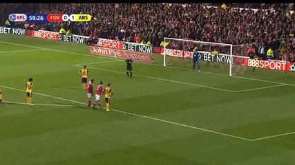 Lucas Perez Goal - Nottingham Forest 0-2 Arsenal 20.09.2016