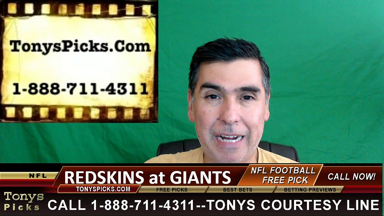 New York Giants vs. Washington Redskins Free Pi...